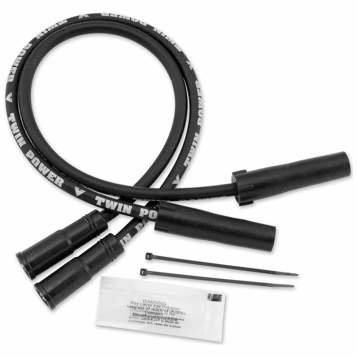 Twin Power Black Ignition Wire Set 3 Twin Power Black Ignition Wire Set