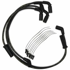 ACCEL Black S/S 8mm Spiral Core Wire Set