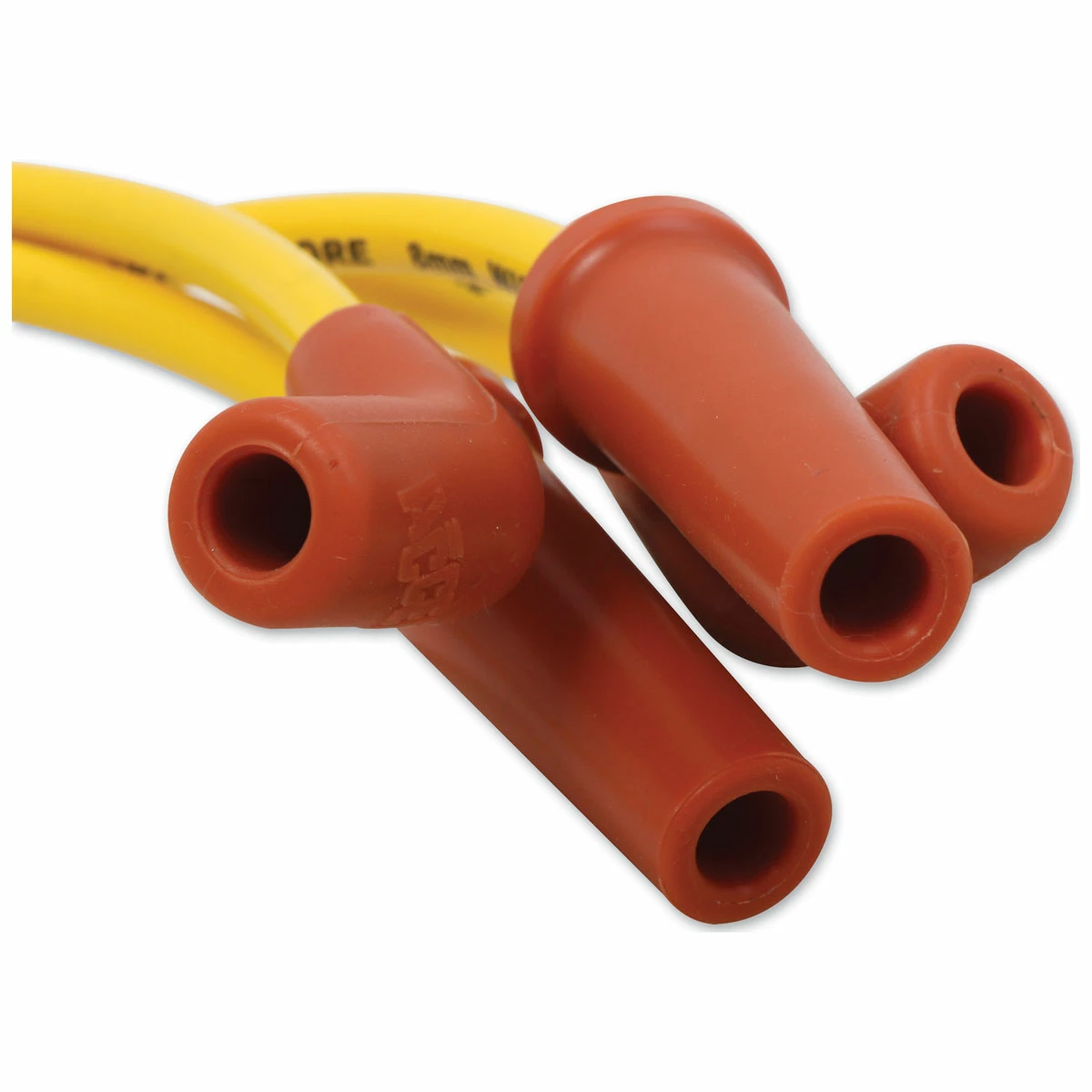 ACCEL Yellow S/S 8mm Spiral Core Wire Set 5 ACCEL Yellow S/S 8mm Spiral Core Wire Set - Image 3