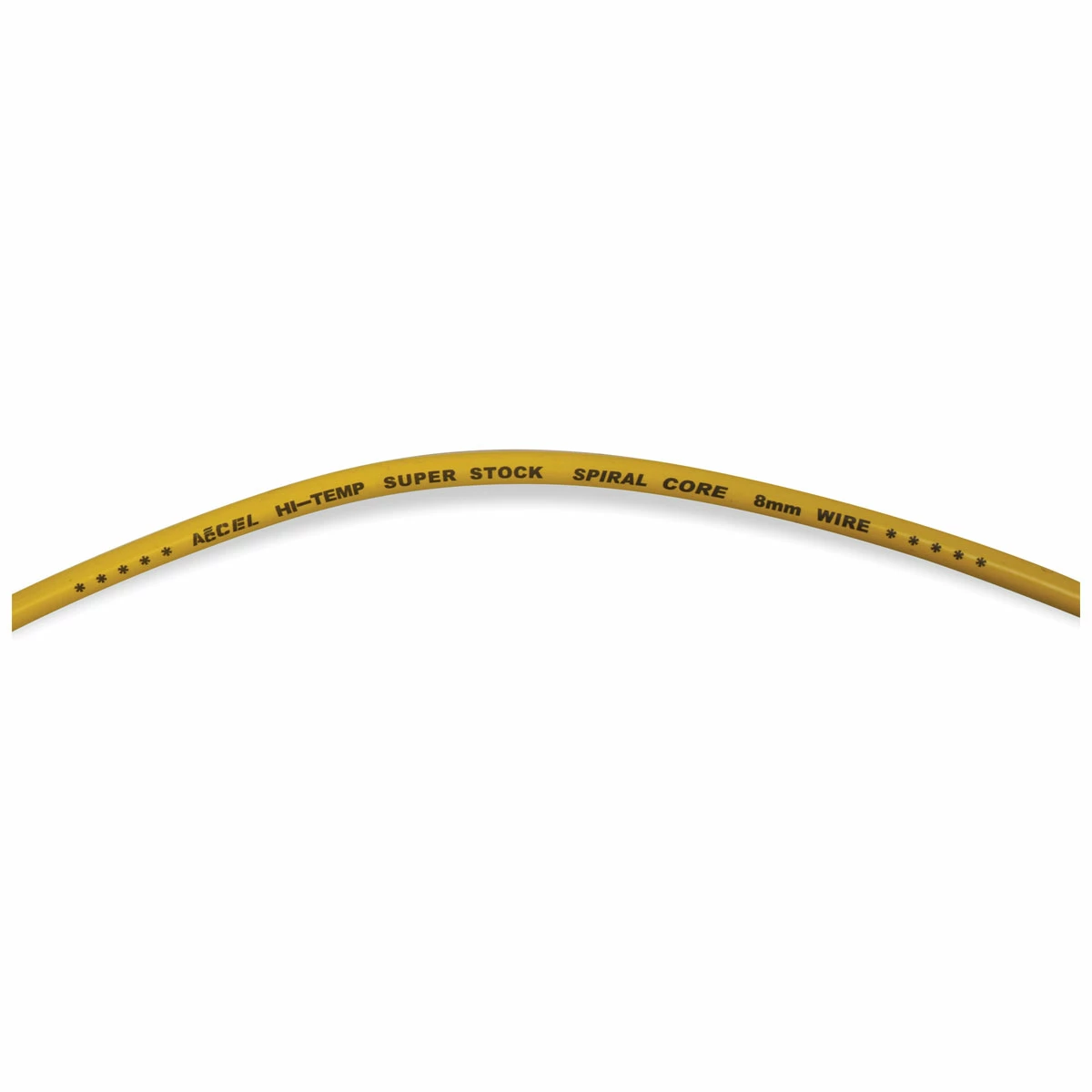 ACCEL Yellow S/S 8mm Spiral Core Wire Set 6 ACCEL Yellow S/S 8mm Spiral Core Wire Set - Image 4