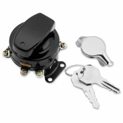 Twin Power Fat Bob Style Black Ignition Switch