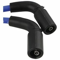 ACCEL Super Stock 8mm Ferro-Spiral Core Blue Wire Set -Motorcycle Parts Shop 280 0715 C V1