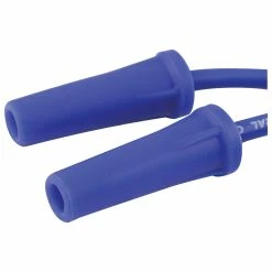 ACCEL Super Stock 8mm Ferro-Spiral Core Blue Wire Set -Motorcycle Parts Shop 280 0715 D V1