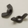 V-Twin Manufacturing Black Battery Top Cover Wing Nuts -Motorcycle Parts Shop 350 171 A V1