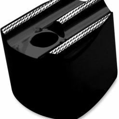 Covingtons Cycle City Covingtons Customs Ignition Switch Knob Cover Black Diamond Edge