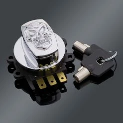 J&P Cycles Skull Electronic Ignition Switch