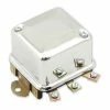 ACCEL Mechanical Voltage Regulator Chrome -Motorcycle Parts Shop 381 349 A V1