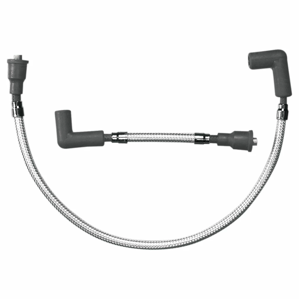 Magnum Silver Braided 8mm Spark Plug Wire Set 3 Magnum Silver Braided 8mm Spark Plug Wire Set