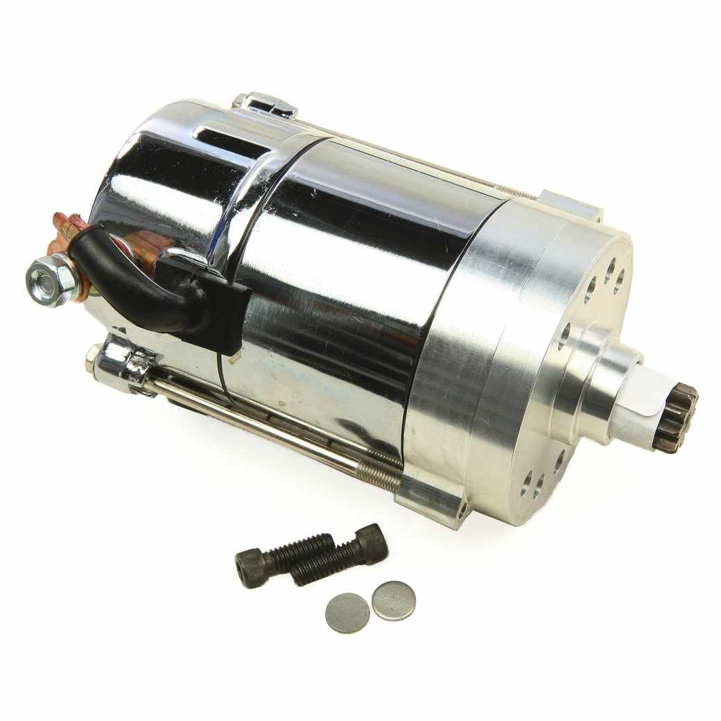 ALL BALLS Racing Prestolite-Type Starter Chrome 4 ALL BALLS Racing Prestolite-Type Starter Chrome - Image 2