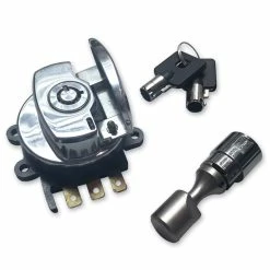 J&P Cycles Ignition Switch And Fork Lock Kit