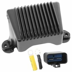 Drag Specialties Premium Voltage Black Regulator