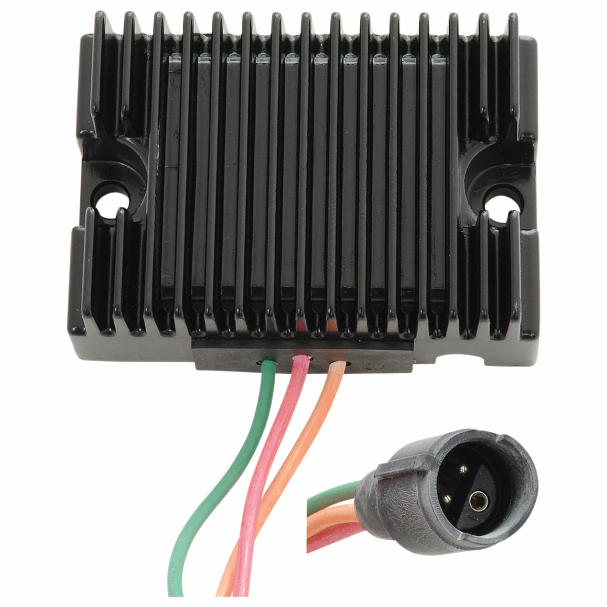 Drag Specialties Premium Voltage Black Regulator 3 Drag Specialties Premium Voltage Black Regulator