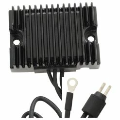 Drag Specialties Premium Voltage Black Regulator