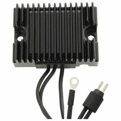 Drag Specialties Premium Voltage Black Regulator